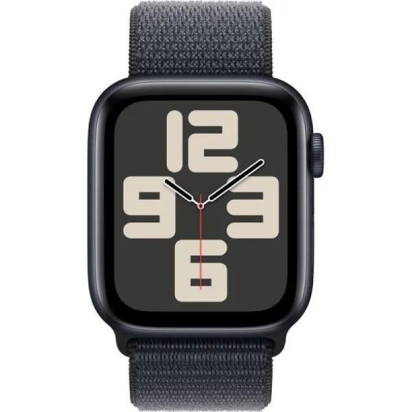 Apple Watch Series SE 2024 40mm Midnight Aluminum Case with Ink Sport Loop