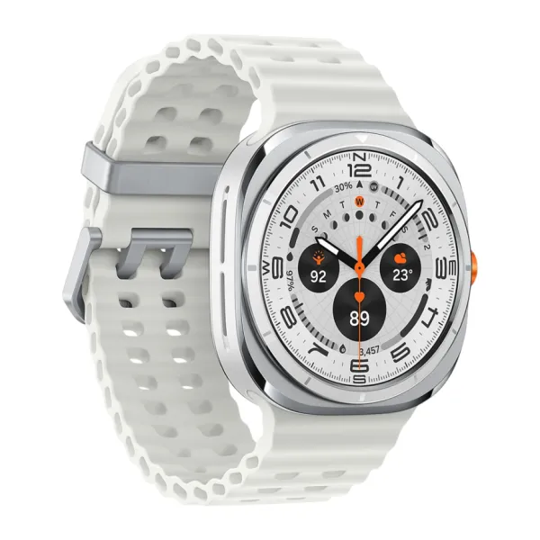 Умные часы Samsung Galaxy Watch Ultra 47мм, ремешок Marine (Titanium White, 2024)